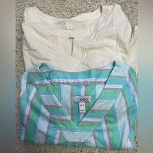 Denim and Co Bundle of XL Tops